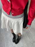 Tiered Flare Mini Skirt