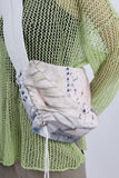 String dyed shoulder bag