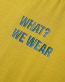 Slogan Graphic Tee “WHATWEWEAR”