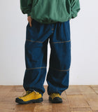 [AG] Stitch Panel Denim Balloon Pants