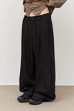 Taper Pintuck Banding Trousers