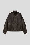 Hook Washed Leather Jacket