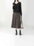 Brook Wool V-neck Knit