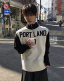 Portland 97 Color Matching Knit Zip-Up