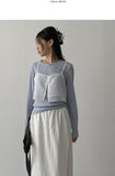 Organza Popo Layered Bustier