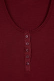 PRTN)Ribbed Lip Button Tank Top