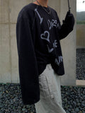 Dream waffle loose-fit knit