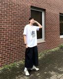 Crack Lettering Short Sleeve T-shirt