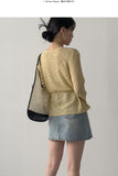 Hachi Strap Loose Fit Cardigan