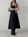 Tie Tension Elbow Length T-shirt