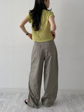 Embossed Wrinkle Short Sleeve T-shirt