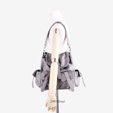 Diora Leather Two Pocket Backpack