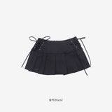 Armor pleated corset skirt
