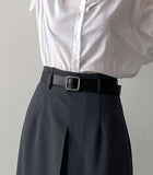 [30mm] Square Cowhide Belt