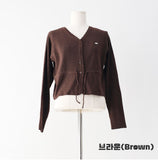 Perrin Strap V-neck Cardigan