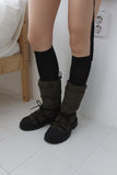 Padded string middle ugg boots