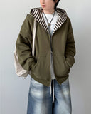 Duo Reversible Hood Zip-Up
