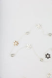 Flower multi-chain necklace