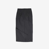 Shita shirring long skirt