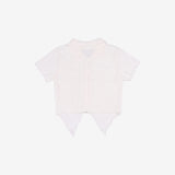 Crinkle Unbalanced Button Shirt