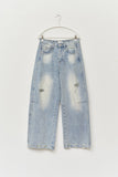 Brick Brushed Wide Denim