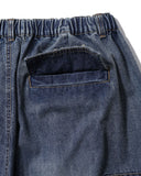 Distressed Cargo Denim Balloon Pants