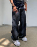 Black Crush Handmade Denim Pants