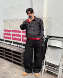 Line Cotton Pants