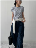 Four Seasons Striped Short Sleeve T-Shirt