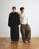 [AG] Paneled Herringbone Washed Balloon Pants