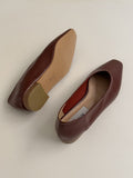 Almond Square Flat Shoes