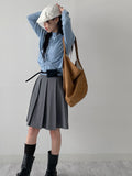 Nasty Midi Pleated Skirt