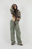 Knit hoodie balaclava