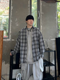 [Brushed] Vintage Pigment Check Over Shirt