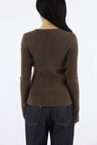 Jennifer open shoulder knit