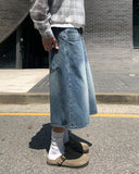 Doyle Washed Bermuda Denim