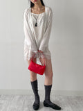 Tassel drop layered necklace