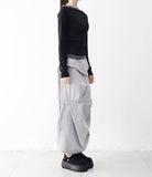 Charlotte Color Matching Off-Layered T-shirt