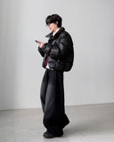 Satin Glow Crop Padding