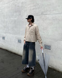 [Linen] Mate Crop Check Shirt