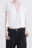 SLIT-IN CARDIGAN