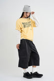 Washed Volume Carpenter Bermuda Pants