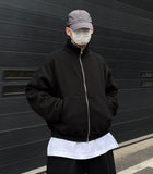 Cozy Hip-Hop Brushed Zip-Up