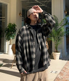 Ombre Pigment Check Shirt