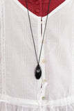 Hole pendant strap necklace