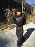 Basic Flag Hood Zip-Up
