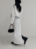 Coco Padded High Waist Long Skirt
