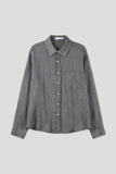 Light crease summer check shirt