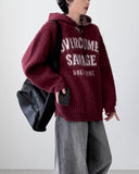 Ruby Mohair Hood Knit