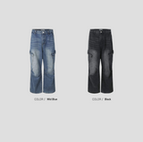 Double Dart Cargo Denim